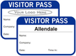 Customized 1 Day Visitor Pass