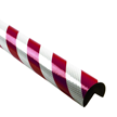 A+ Extra Thick Corner Guard Reflective Silver/Red, Self Adhesive