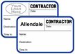 Custom Contractor Tab Expiring Badge with Logo