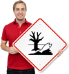 GHS Dangerous For Environment Pictogram ISO Sign