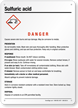 Sulfuric Acid GHS Sign
