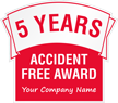 Add Award Name And Year Custom Hard Hat Decal