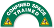 Confined Space Trained Hard Hat Decals