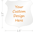 Custom Design Hardhat Labels Badge