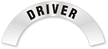 Driver Rocker Hard Hat Decals