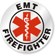 EMT Firefighter Hard Hat Stickers