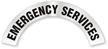 Emergency Services Rocker Hard Hat Decals