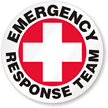 Emergency Response Team Hard Hat Decals