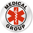 Medical Group Hard Hat Stickers