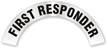 First Responder Rocker Hard Hat Decals