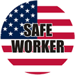 Safe Worker Hard Hat Labels