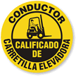 Spanish Conductor Hard Hat Decals