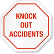 Stop Accidents Hard Hat Decal