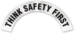 Think Safety 1st Rocker Hard Hat Decals