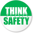 Think Safety Hard Hat Labels