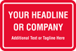 Add Headline Or Company Name Custom Hard Hat Decal