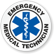 Emergency Medical Technician Hard Hat Stickers