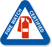 Fire Watch Certified Hard Hat Decals