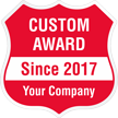 Add Award Name And Year Custom Hard Hat Decal