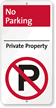 No Parking Private Property Sign