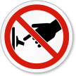 ISO Do Not Switch On Symbol Sign