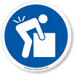Lifting Hazard ISO Symbol Sign