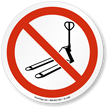 Pallet Jack ISO Circle Sign