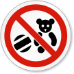 No Pansy Zone ISO Sign