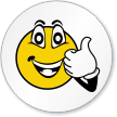 Outstanding Job Symbol ISO Circle Sign