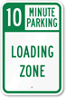 10 Minute, Time Limit Parking Sign