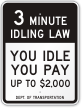 You Idle You Pay Up To $2,000. Sign