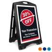 30 Percent Off BigBoss Portable Custom Sidewalk Sign