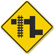 Advance Railroad Warning Symbol Sign