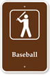 Baseball Campground Park Sign