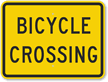 Bicycle Crossing Sign