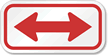 Bidirectional Arrow Sign