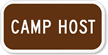 Camp Host Sign