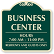 Custom Business Center Hours SignatureSign