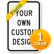 Customizable Plastic Sign