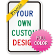 Customizable Plastic Sign