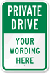 Custom Private Driveway Sign