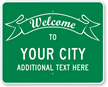 Custom Welcome Sign, Add Your City