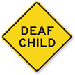 Deaf Child Sign