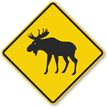 Moose Symbol Sign