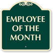 EMPLOYEE OF THE MONTH Award SignatureSign