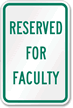 Reserved Faculty Sign