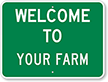 Custom Farm Sign