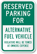 Reserved Parking For Sign