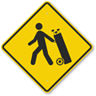 Golf Course Symbol Sign