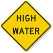 High Water Sign